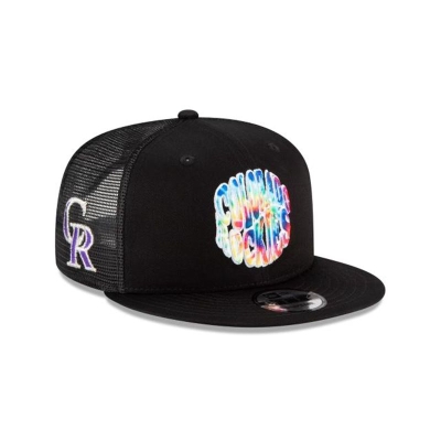 Colorado Rockies Gorra | New Era MLB Groovy 9fifty Snapback Cap Mexico - Negros